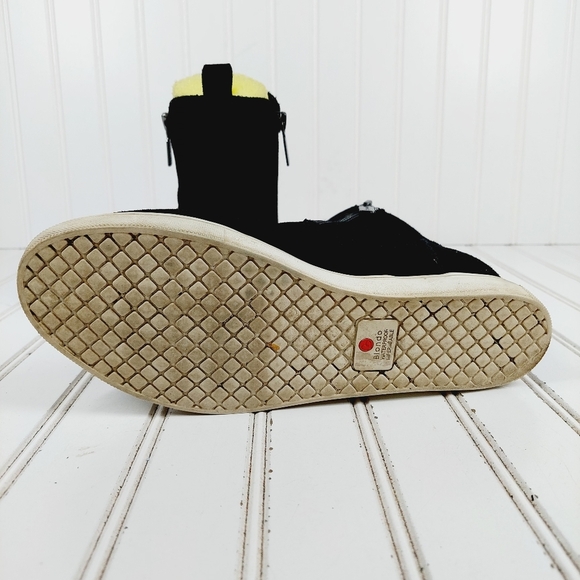 Blondo Black Giselle Suede Waterproof Zip Up Ankle Boots i1007 - Picture 8 of 11